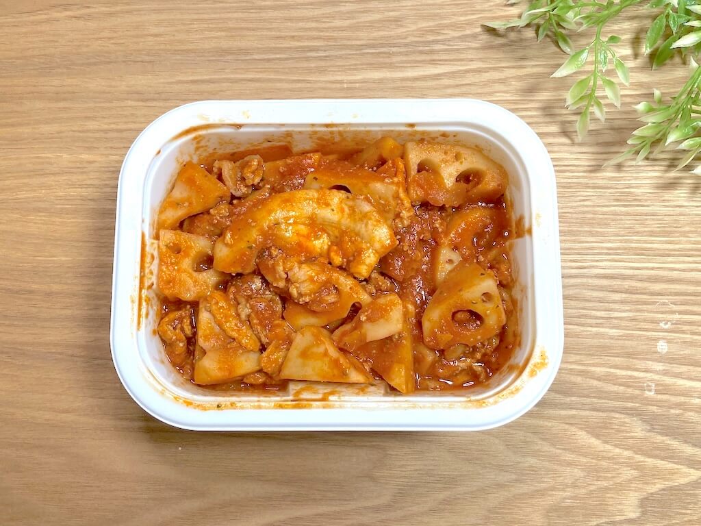 つくりおき.jpの「豚肉とレンコンのイタリア風煮込み」