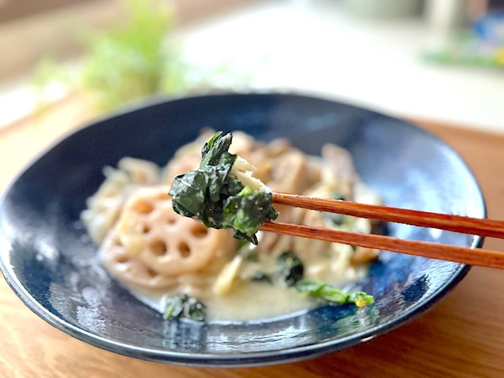 Vivid TABLE(ビビッドテーブル)の「豚肉の和風ゆずみそ和え」