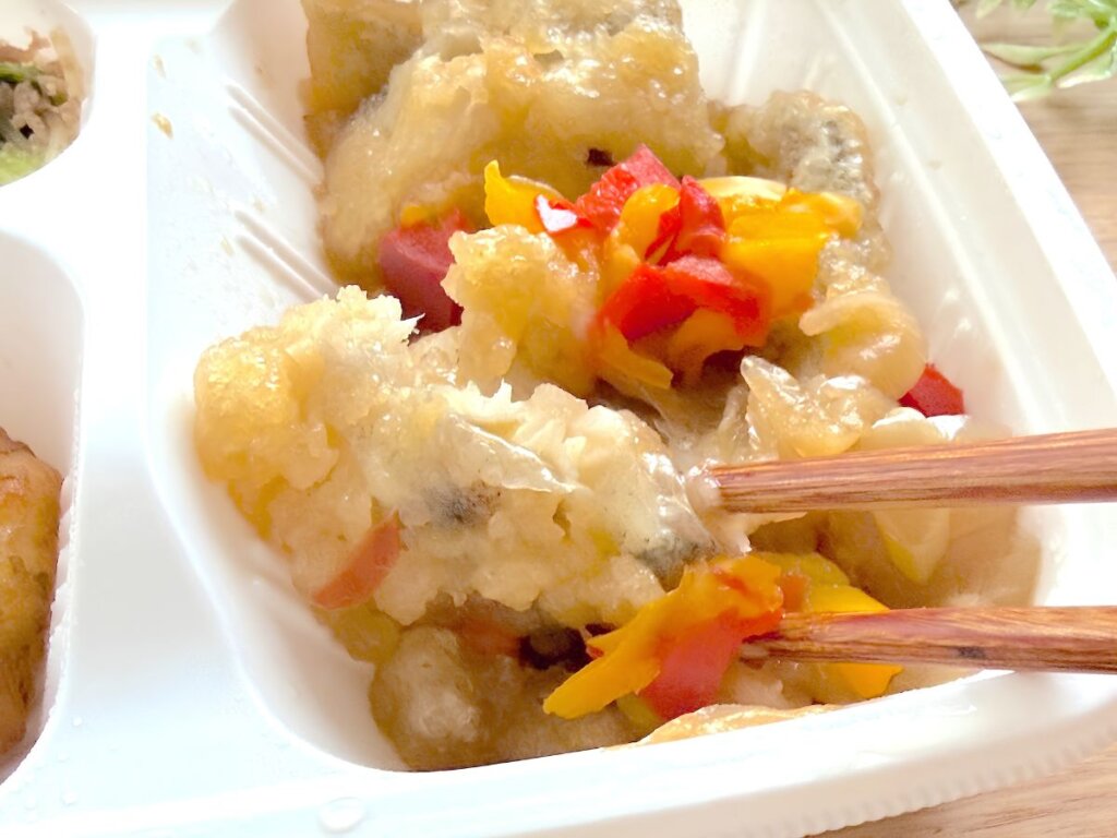 モグモデリの「白身魚と彩り野菜の南蛮漬け」