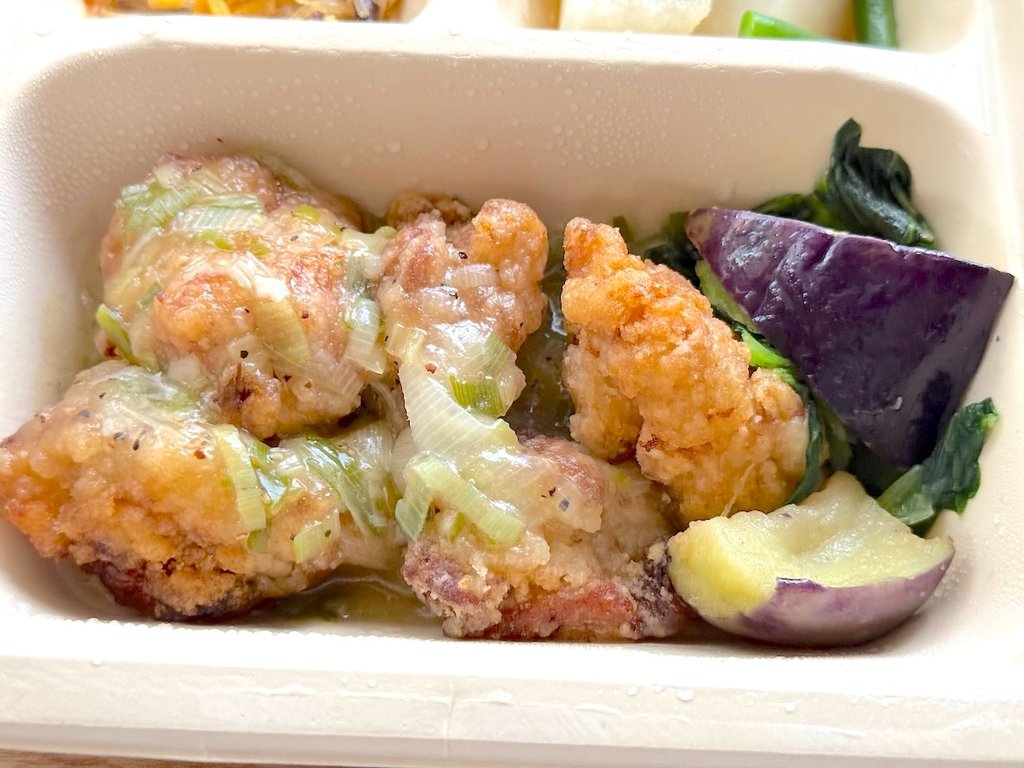 三ツ星ファームのねぎ塩だれのチキン竜田揚げ